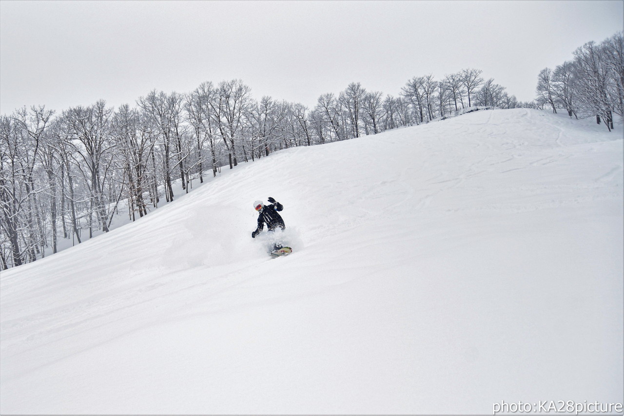 新嵐山スカイパーク・メムロスキー場　十勝エリアに待望の大雪＆パウダースノーがやって来た！歓喜のノートラックライディング(^^)v